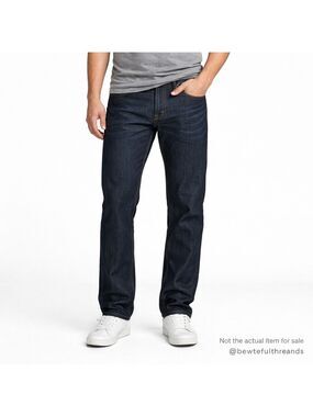 DU/ER Men’s L2X Relaxed Fit Dark Wash Performance Jeans 30x34 Stretch
